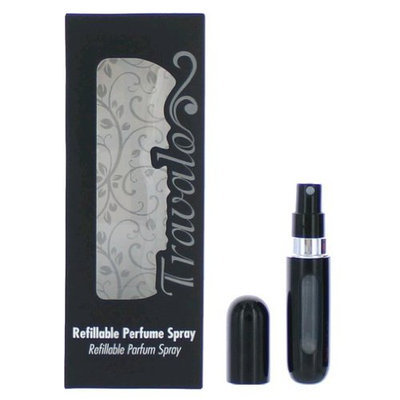 Travalo Black Refillable Mini Perfume Bottle Spray