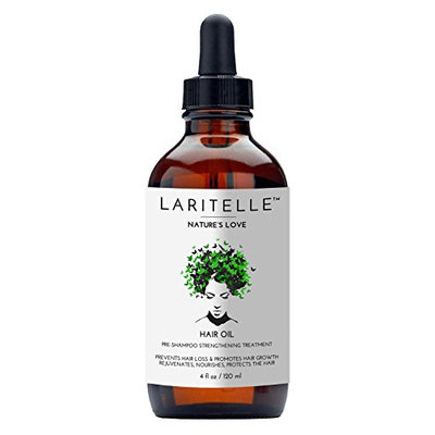 Laritelle Organic Hair Loss Prevention for Men & Women 4 oz | Strengthening & Rejuvenating Follicle Fuel | Prevents Hair Shedding