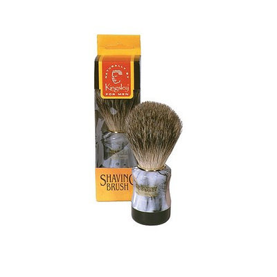 Harry D Koenig & Co Badger Bristle Shave Brush with Marbleized Handle for Men