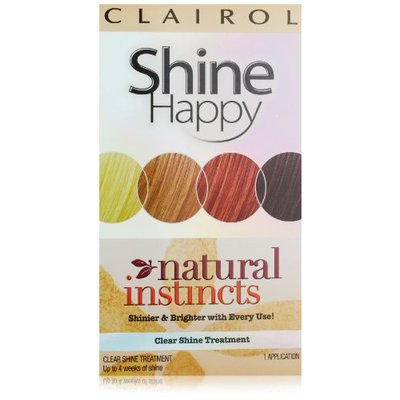 Clairol Natural Instincts Hair Color Shine Happy 00 Clear Shine Treatment 1 Kit (Pack of 3)