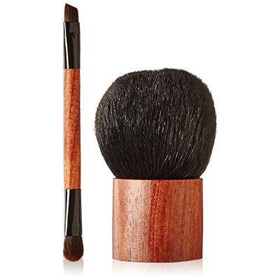 ON&OFF Wooden Duo Eye Brush and Jumbo Buki Brush