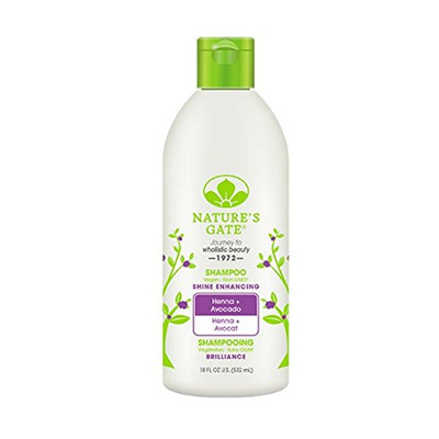 Nature's Gate Henna & Avacado Shine Enhancing Shampoo for Dull