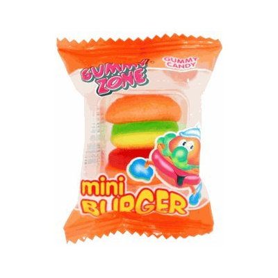 Gummy Zone Sour Mini Burgers