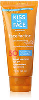 Kiss My Face Face Factor Natural Sunscreen SPF 50 Sunblock for Face and Neck