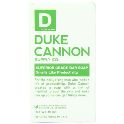 Duke Cannon Big American Brick of Soap - Smells Like Productivity 10oz