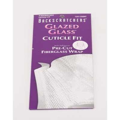 Backscratchers Extreme Glass Glaze Cuticle Fit Self-Adhesive Pre-Cut Fiberglass Wrap