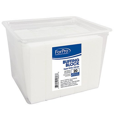For Pro Super White Buffing Block 120 Grit