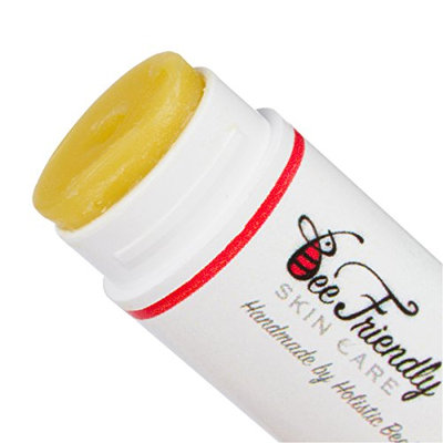 Organic Lip Balm - 3 Pack of LONG LASTING Premium Lip Moisturizer By BeeFriendly Skincare - 100% All Natural & 72% Organic Ingredients