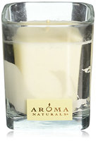 Aroma Naturals Wish Holiday Square Glass Soy Candle