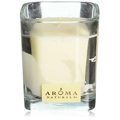Aroma Naturals Wish Holiday Square Glass Soy Candle