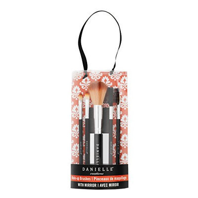 Danielle Exotic Escapes Make Up Brush Set with Mirror