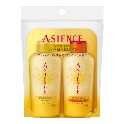 ASIENCE Kao Inner Rich Shampoo/Conditioner Mini Set