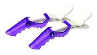 Annie 03241 Transparent Base with Clear Tipped Crocodile Clip