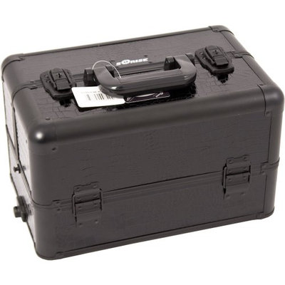 Sunrise Interchangeable 3-Tier Extendable Trays Makeup Case with Mirror