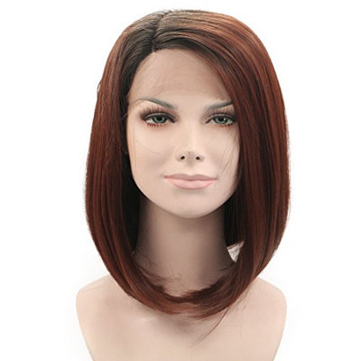 Generic Fluffy Straight Synthetic Fashion Capless Women'S Bump Wig