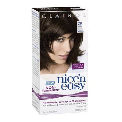 Clairol Nice 'N Easy Non-Permanent Hair Color 79 Dark Brown 1 Kit