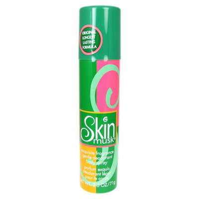 Skin Musk By Parfums De Coeur Gentle Deodorant Body Spray For Women 2.5 Ounce