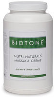 Biotone Nutri-Naturals Products Massage Creme
