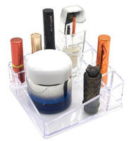 PuTwo Lipstick Holder 8 Sections Makeup Square Desk Organizer Lipstick Organizer Cosmetic Organizer