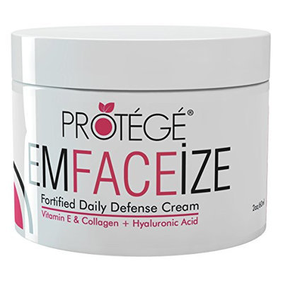 Anti-Aging Daily Moisturizer - EmFACEize - Premium Day Cream with Antioxidant Protection + Firms Skin + Helps Reduce Wrinkles and Fine Lines + Collagen + Vitamin E + Hyaluronic Acid (2oz)