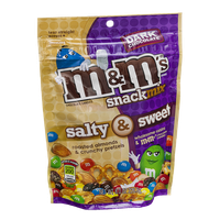 M&M’S® Chocolate Candies Snack Mix Salt & Sweet Dark Chocolate