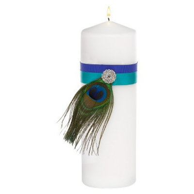 Hortense B. Hewitt 11172 Peacock Plume Unity Candle