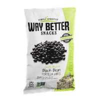 Simply Sprouted Way Better Snacks Simply Beyond Black Bean Tortilla Chips