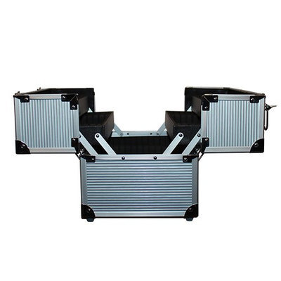 Mica Beauty Make-Up Case Silver Strap