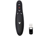 V7 Professional Wireless Presenter with Laser Pointer and microSD Card Reader