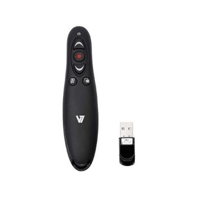 V7 Professional Wireless Presenter with Laser Pointer and microSD Card Reader