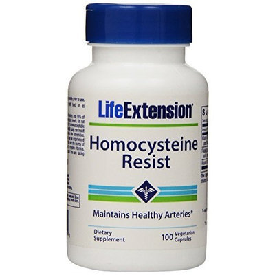 Life Extension Homocysteine Resist 750 Mg Capsules, 100 Count