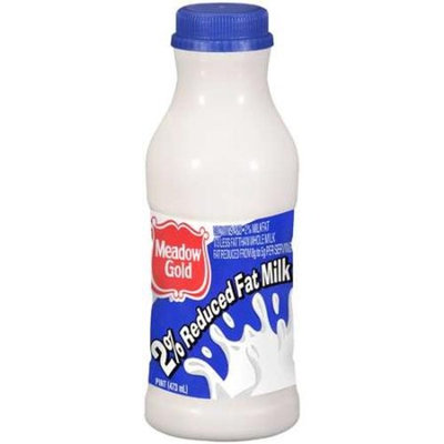 Meadow Gold 2% Reduced Fat Milk, 1 pt