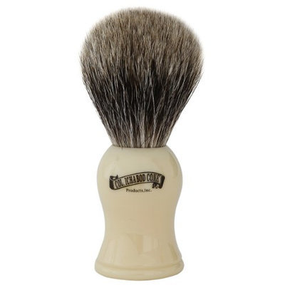 Colonel Conk Products 907 Pure Badger Brush with faux Ivory Handle