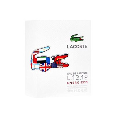 Lacoste Eau De Lacoste L.12.12 White Energized Men's Eau de Toilette Spray