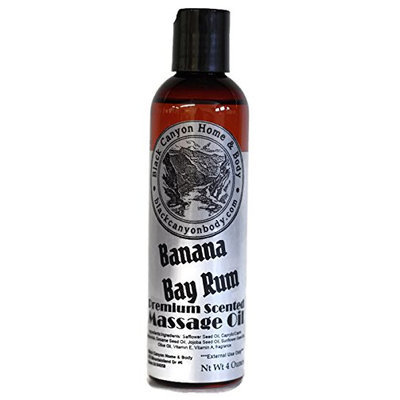 Black Canyon Massage Oil 4 Oz (Banana Bay Rum)
