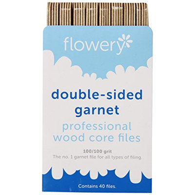 Flowery Wood Core Professional File Double Sided Garnet