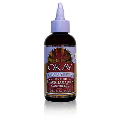 Okay Black Jamaican Castor Oil with Eucalyptus
