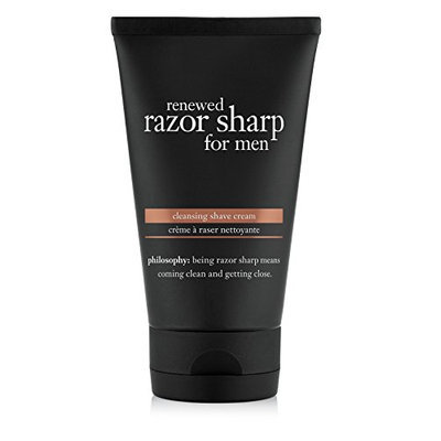philosophy renewed razor sharp for men cleansing shave cream