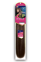 CLIPW14-V (Vivica A. Fox) - Futura Fiber Clip-in Extension in 2 DARKEST BROWN
