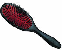 Denman Medium Natural Bristle with Quill Porcupine Style Grooming Brush (D81M)