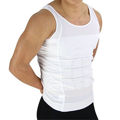 Beautyko Body Shaper Compression T-Shirt with Posture Corrective Support and Firming Panels