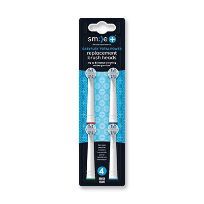 Smile+ Easy Flex Total Power Replacement Brush Heads