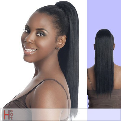 PB183-V (Vivica A. Fox) - Futura Fiber Ponytail in 4 DARK BROWN