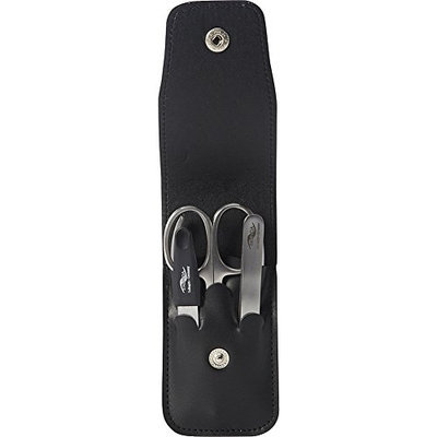 Budd Leather Company Women's Solingen Chrome 4 Piece Manicure Set