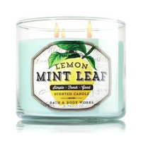 Bath & Body Works® Fresh Picked LEMON MINT LEAF 3-Wick Scented Candle