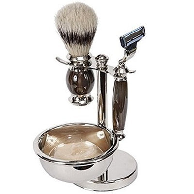 Harry D Koenig Mach III Shave Set with Soap