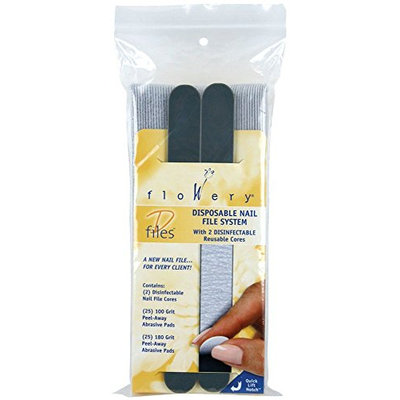 Flowery Nail File Disposable Pad System Kit