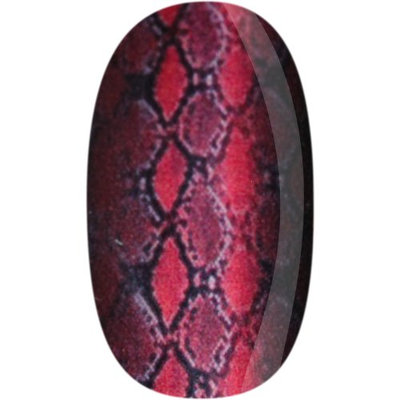 Skinz Nail Decals 24 Count Red Snake Skin