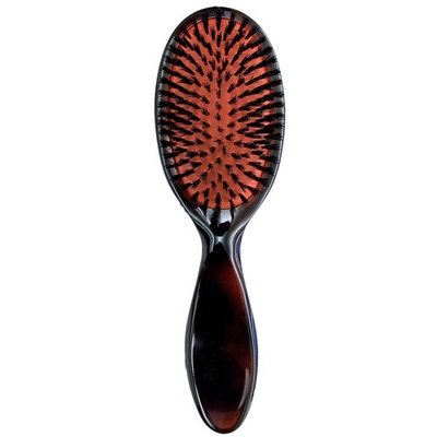 The DCNL K80004 Brosse Dresser Tortoise Tufted Red Cushion Brush