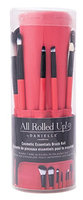 Danielle Enterprises 7 Piece Makeup Brush Set in Roll Up Pouch